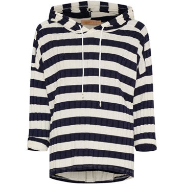 Marta Du Chateau Mdc Ysaline Blouse 21146 Navy Hoodie